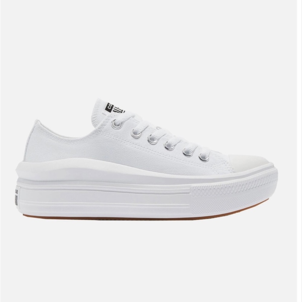 Converse White Platform Sneakers